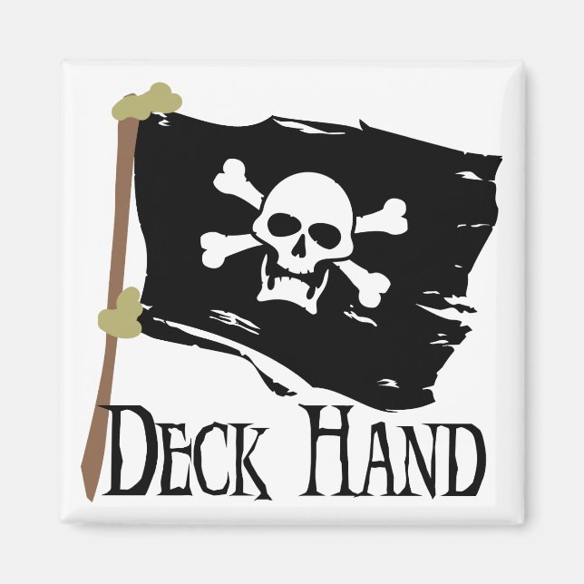Imã Jolly Roger Deck Hand (Frente)