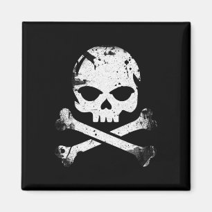 Imã Jolly Roger Pirate Skull E Crossbones Flag Hallo