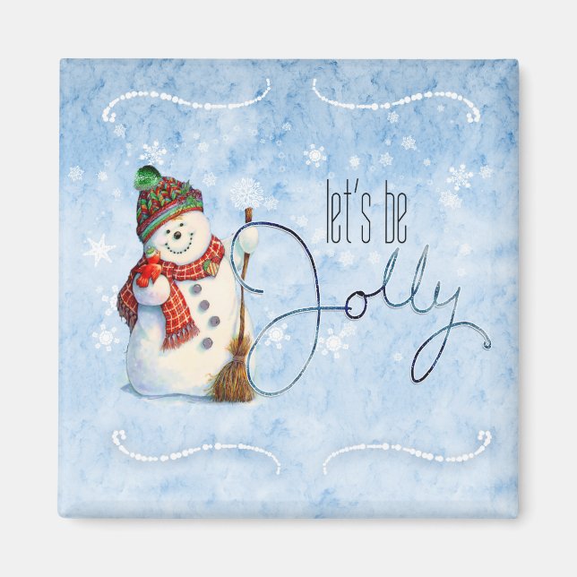 Imã Jolly Snowman ID841 (Frente)