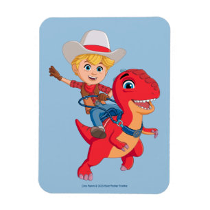 Ímã Jon e Blitz Dino Ranch