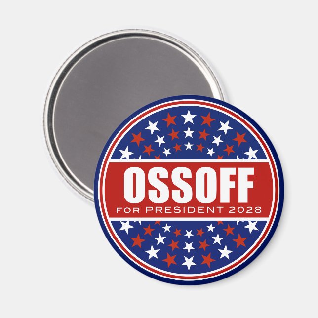 Imã Jon Ossoff Presidente 2028 (Front/Back)