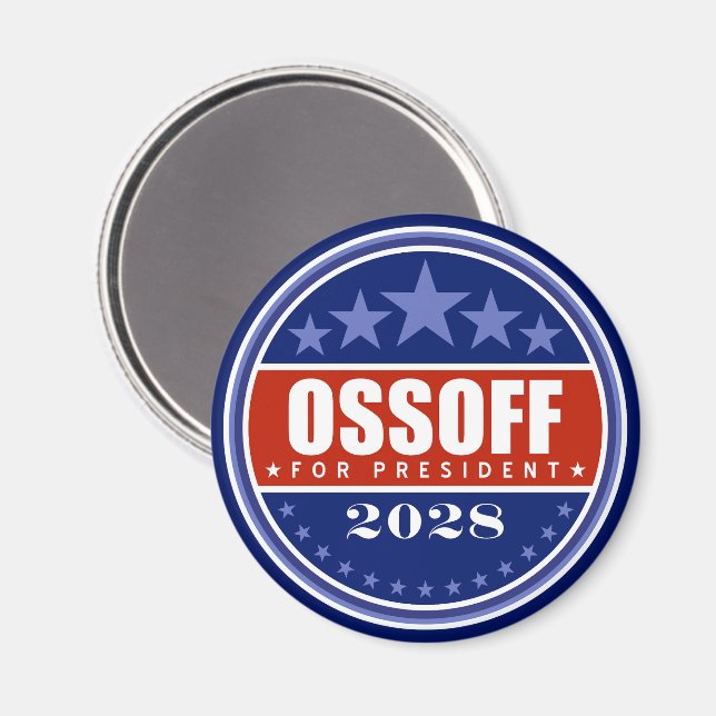 Imã Jon Ossoff Presidente 2028 (Front/Back)