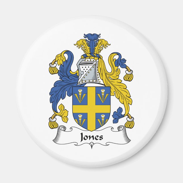Imã Jones Family Crest (Frente)
