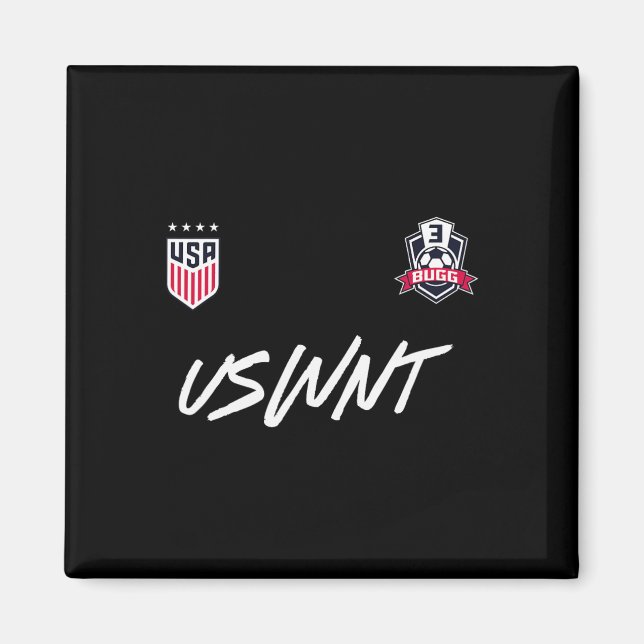 Imã Jordyn Bugg 3 Navy Uswnt Oficialmente Licenciado  (Frente)