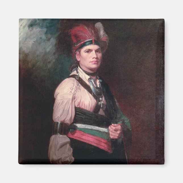 Imã Joseph Brant, Chefe dos Mohawks, 1742-1807 (Frente)