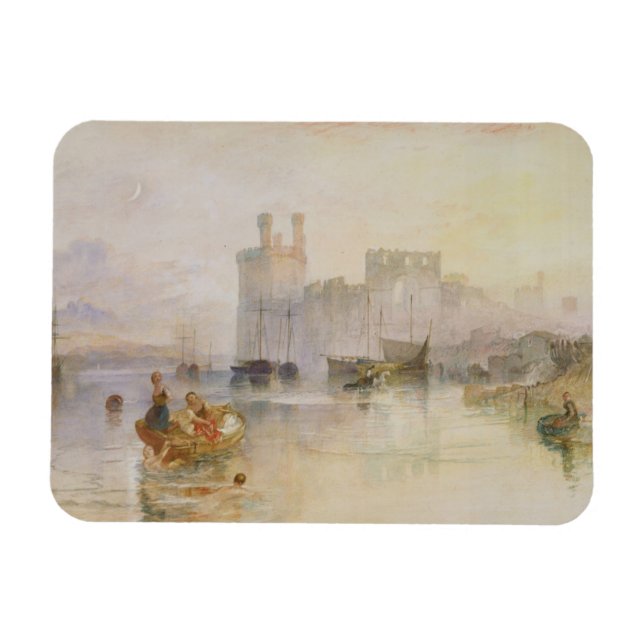 Ímã Joseph Mallord William Turner | Castelo de Caernar (Horizontal)