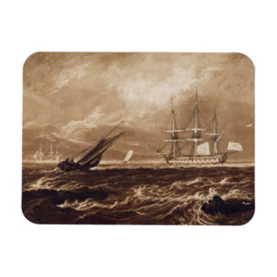 Ímã Joseph Mallord William Turner   Pizza do Mar Leade