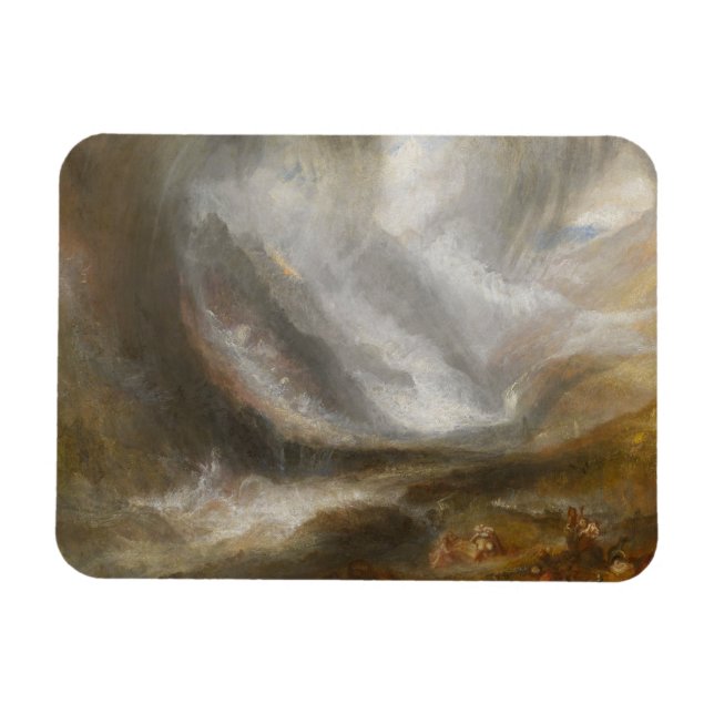 Ímã Joseph Mallord William Turner - Vale de Aosta (Horizontal)