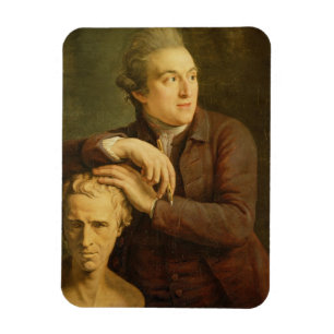 Ímã Joseph Nollekens (1737-1823) com seu busto de Laur