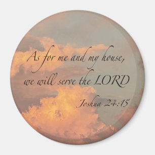 Imã Joshua 24:15 As for me and… Magnet