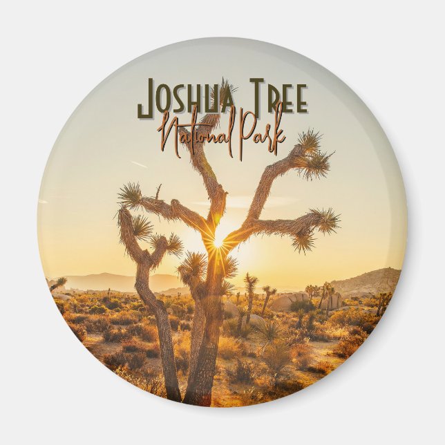 Imã Joshua Tree National Park Souvenir Gift (Frente)