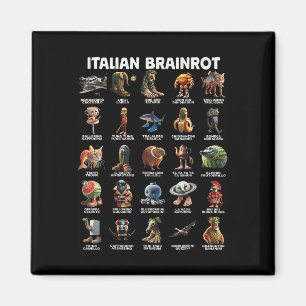 Imã Jovem de Cérebro Italiano Brainrot Memórias Engraç
