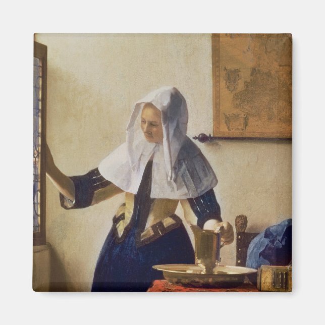 Imã Jovem Mulher com Jug d'Água, c.1662 (Frente)