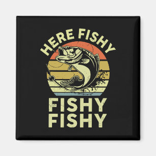 Imã Jovens Camisas Aqui-Pescarias Crianças Brincadeira
