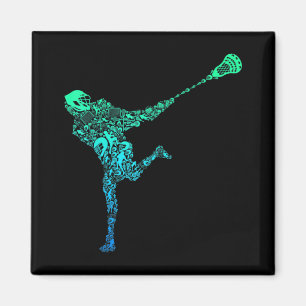 Imã Jovens Jovens Jovens Jogadores de Lacrosse Meninos