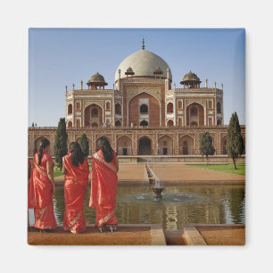 Imã Jovens senhoras indianas e o túmulo de Humayun, Dé