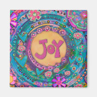 Joy Bonito Pastel Floral Corações Inspiracionais