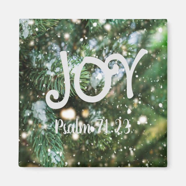 Imã Joy Christmas Magnet (Frente)