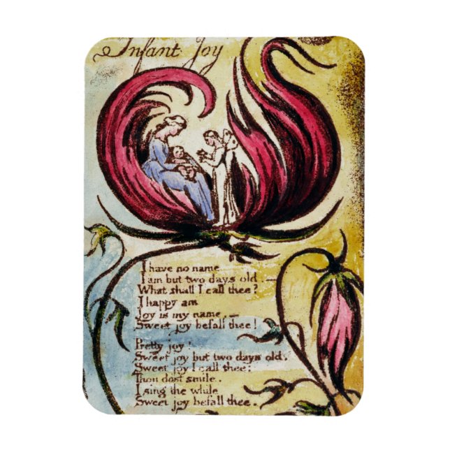Ímã 'Joy Criança', placa 23 de 'Canções de Inocência e (Vertical)