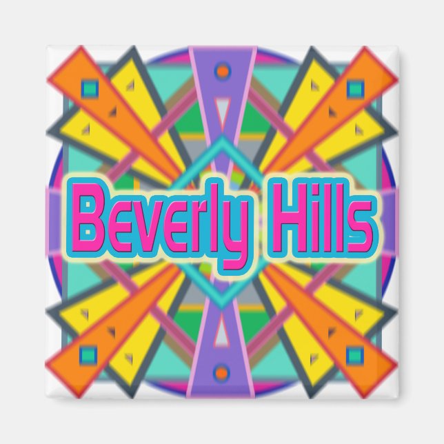 Imã Joy Design "Beverly Colinas" Magnet (Frente)