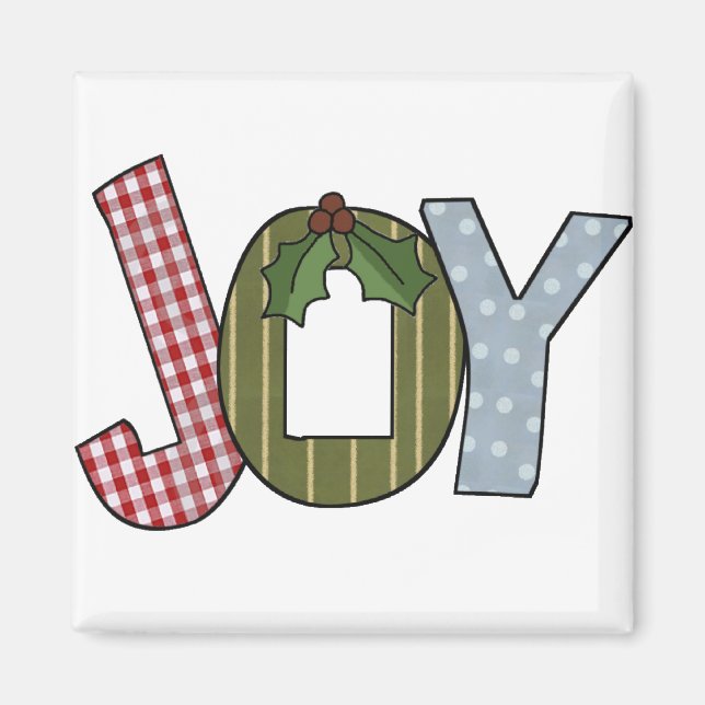 Imã JOY Holiday Camisetas e presentes (Frente)