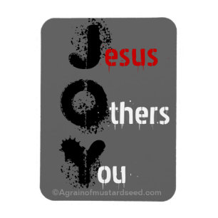 Ímã JOY Jesus Outros Você