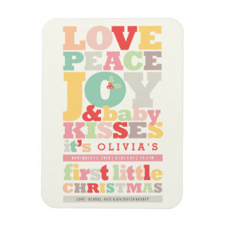 Ímã Joy, Joy, Joy, Bebê, Letras Coloridas