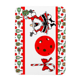 Ímã Joy Joy Papais noeis de Natal Pickleball Paddles