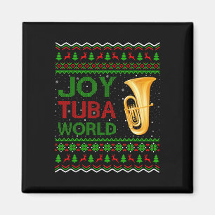 Imã Joy Tuba World Music Lover Xmas Gift Ugly Tuba Chr