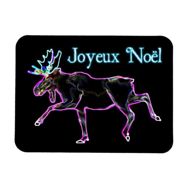 Ímã Joyeux Noё l - Moose Elétrica (Horizontal)