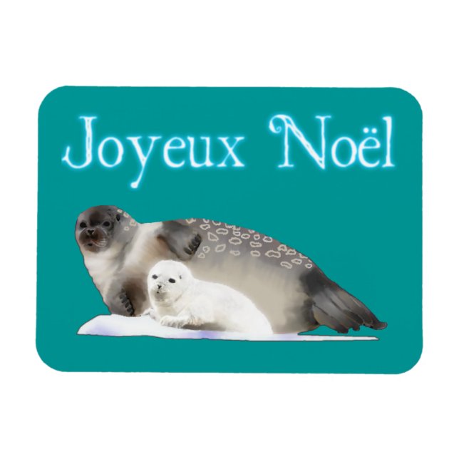 Ímã Joyeux Noё l - Selo com Toque (Horizontal)