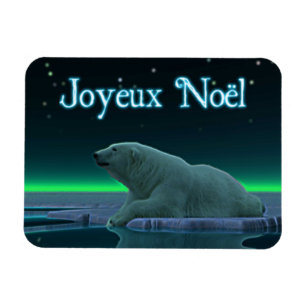Ímã Joyeux Noё l - Urso Polar De Borda De Gelo