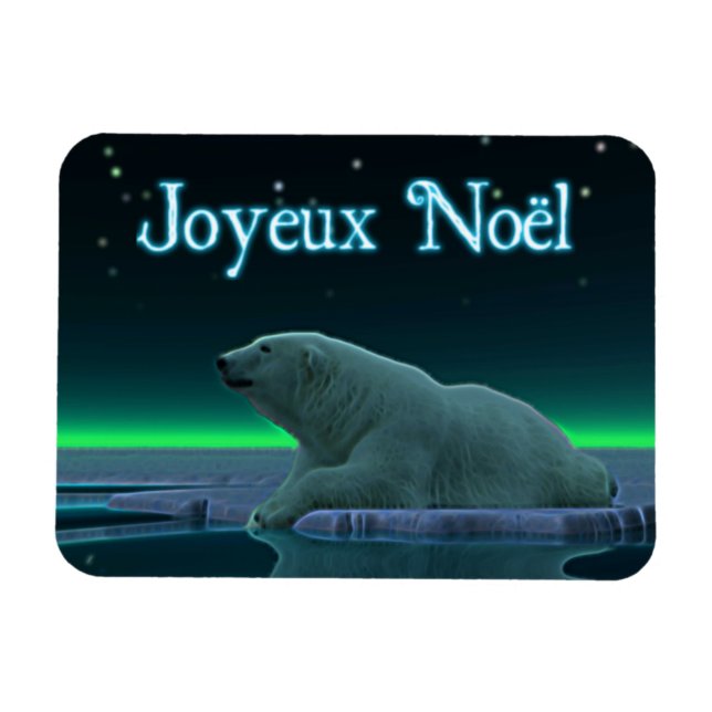 Ímã Joyeux Noё l - Urso Polar De Borda De Gelo (Horizontal)