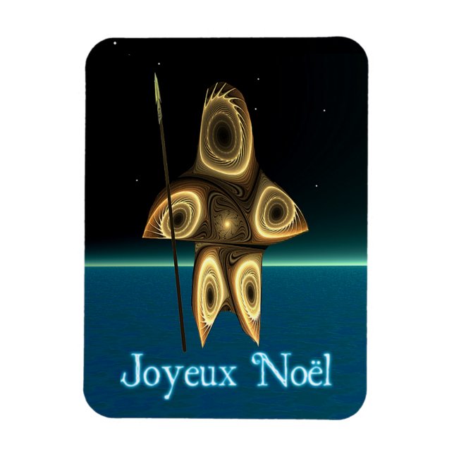 Ímã Joyeux Noel - Caçador de Inuit Fractal (Vertical)