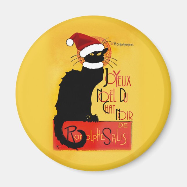 Imã Joyeux Noël Du Chat Noir (Frente)