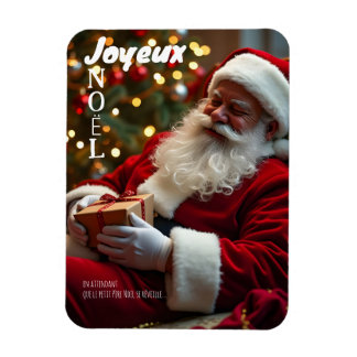 Ímã Joyeux Noël Le Père Noël s est endormi FPM