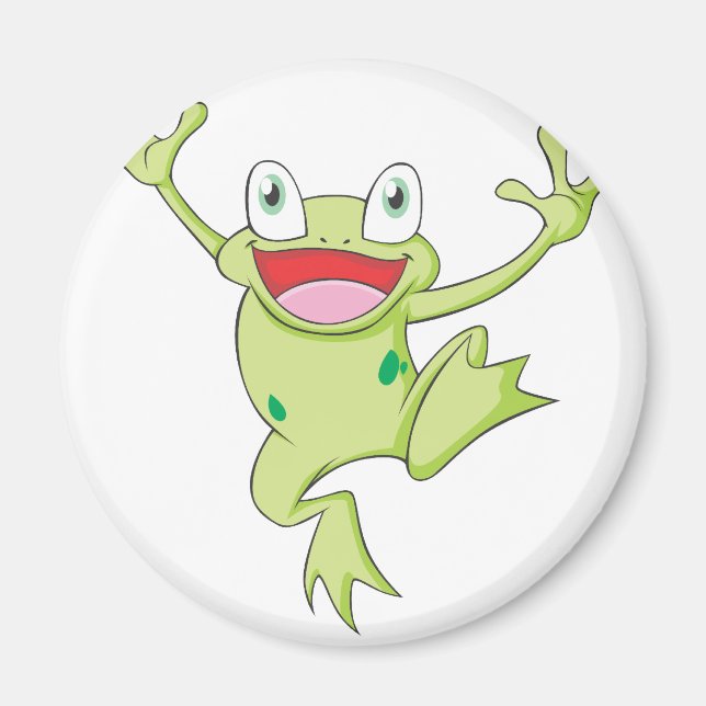 Imã Joyful American Bullfrog (Frente)