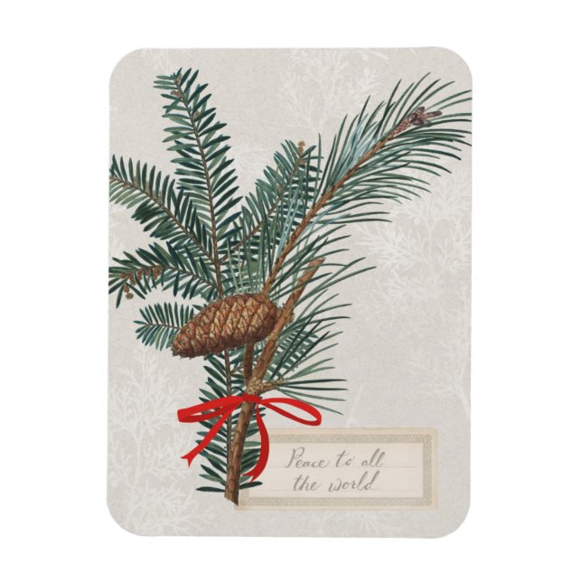 Ímã Joyful Tidings | Paz A Todo O Mundo (Vertical)