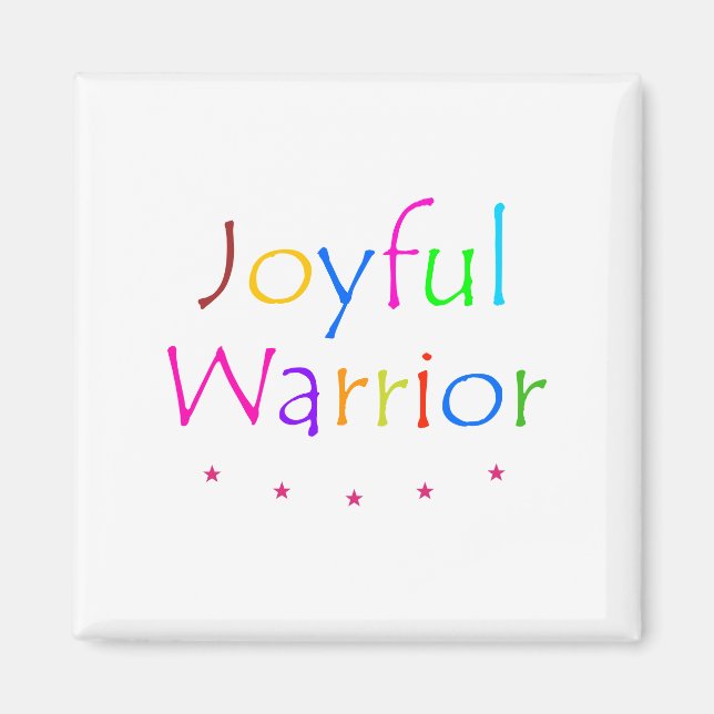 Imã Joyful Warrior (Frente)