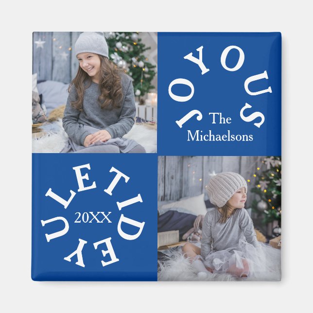 Imã Joyous Yuletide 2 Photo (Frente)