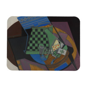 Ímã Juan Gris - Cartão de xadrez e Cartões de Reprod