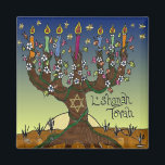 Imã Judaica L'shanah Tovah Tree Of Life Gifts Roupa<br><div class="desc">Você está vendo a coleção de Design Lee Hiller. Roupa,  Ofertas e Coleções Lee Hiller Fotografia ou Coleção de Arte Digital. Você pode ver sua fotografia da Nature em http://HikeOurPlanet.com/ e seguir seu blog de caminhada no Hot Primavera National Park.</div>