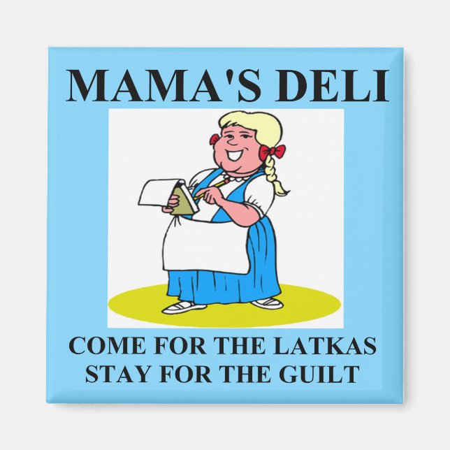 Imã judeu, mãe guilhotina e latkes (Frente)