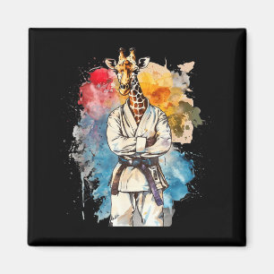 Imã Judô Girafa Natureza Kickboxing Taekwondo Artes Ma