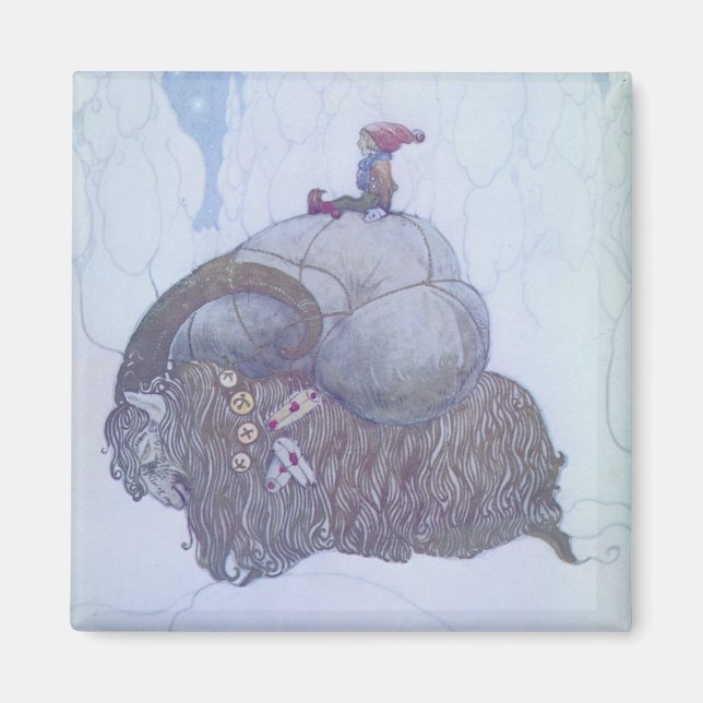 Imã Julbocken Scandinavian Christmas Goat (Frente)