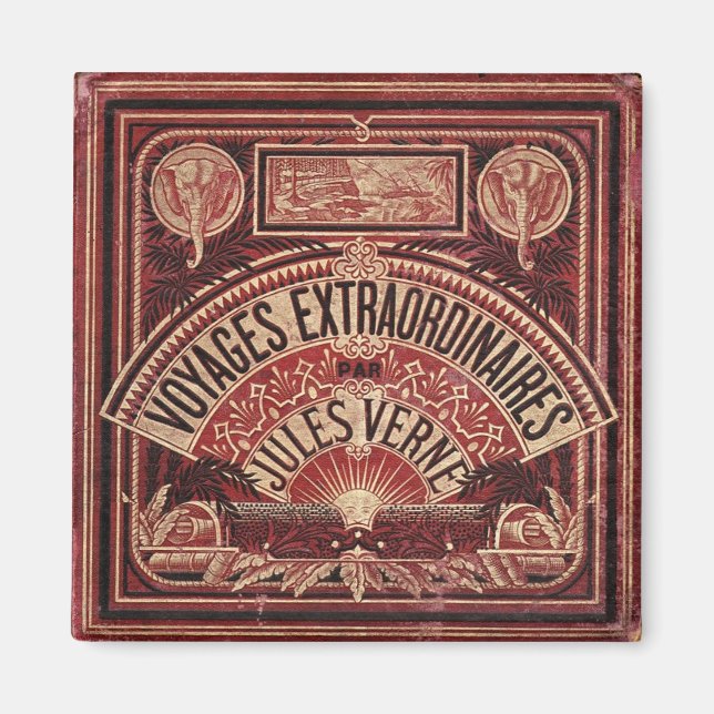 IMÃ JULES VERNE “VIAGENS EXTRAORDINÁRIAS” (1878) (Frente)