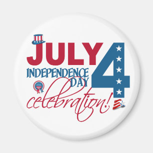 Imã JULY 4 Íman de celebração
