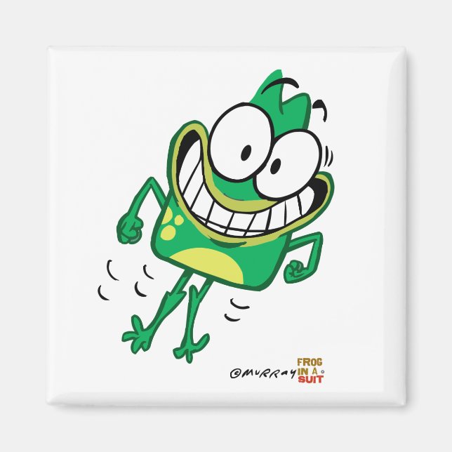 Imã Jumpy Peete Square Magnet (Frente)