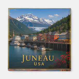 Imã Juneau Alasca Geleira e Fiorde da Montanha Mendenh