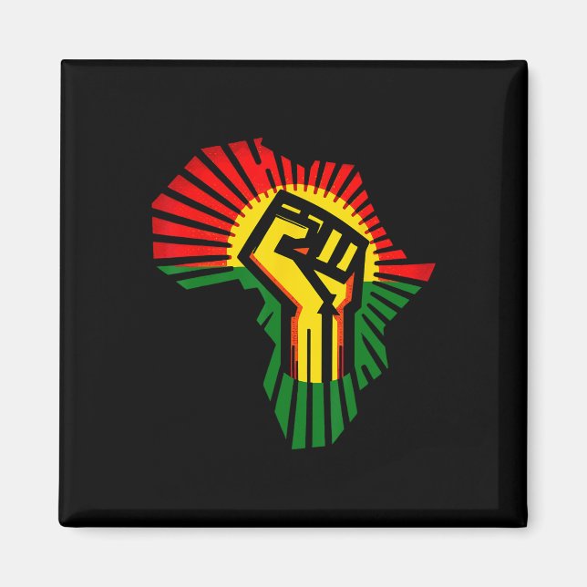 Imã Juneteenth 1865 Mês da História Negra Liberdade Af (Frente)